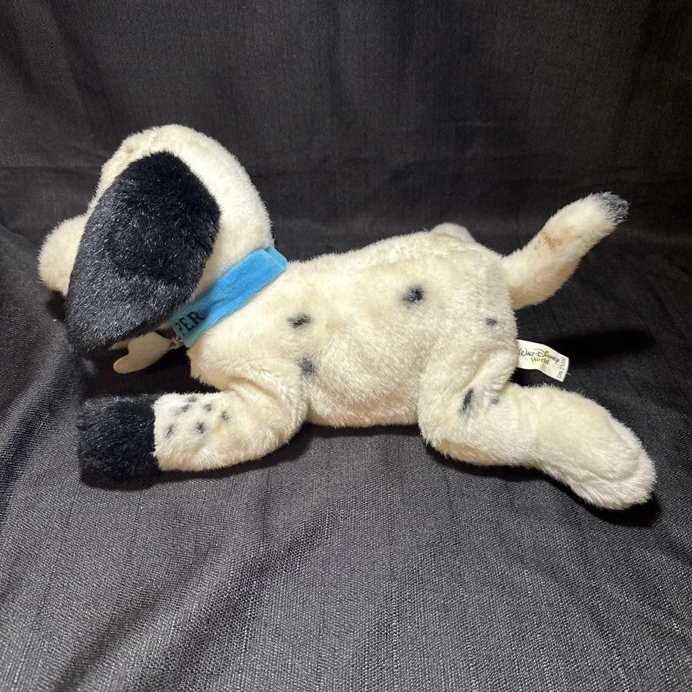 Vintage Disney Store Stamped 101 Dalmatians Little Dipper Dog Plush size